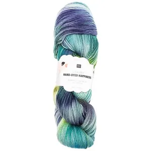 Pelote de laine Luxury HAND-DYED HAPPINESS DK - 100GR - 008 vert - 008...