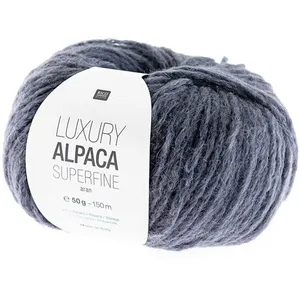Fil de laine à tricoter LUXURY ALPACA Superfine Aran - 17 Gris - 17 Gr... pas cher