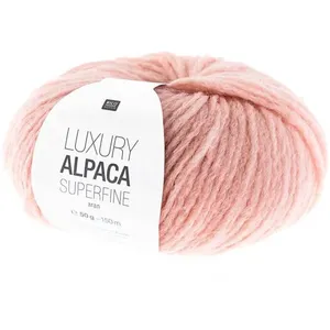 Fil de laine à tricoter LUXURY ALPACA Superfine Aran - 12 Rose - 12 Ro... pas cher