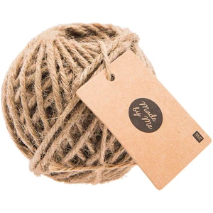 Rico Design Ficelle en jute Ø 4 mm 25 m Naturelle pas cher