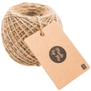 Rico Design Ficelle en jute Ø 1 mm 50 m Naturelle pas cher