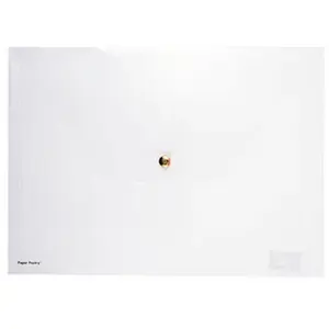 Rico Design Pochette avec bouton pression - Transparent - 33 x 24 cm pas cher