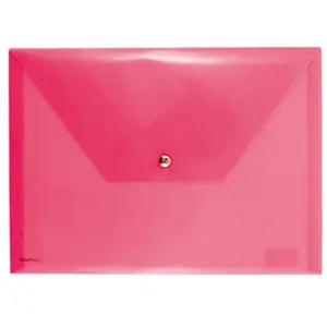 Rico Design Pochette avec bouton pression - Fuchsia fluo - 33 x 24 cm pas cher