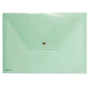Rico Design Pochette avec bouton pression - Menthe - 33 x 24 cm pas cher
