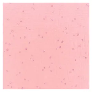 Tissu Mousseline Froissée - Rico Design vendu au mètre(...) - Saumon Rose
