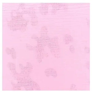 Tissu Mousseline Froissée - Rico Design vendu au mètre(...) - Rose Bonbon