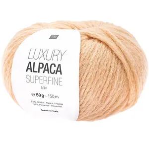Fil de laine à tricoter LUXURY ALPACA Superfine Aran - 20 Orange - 20 ... pas cher