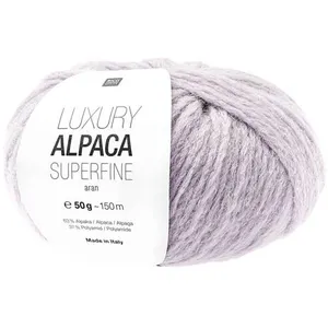 Fil de laine à tricoter LUXURY ALPACA Superfine Aran - 21 Violet - 21 ... pas cher