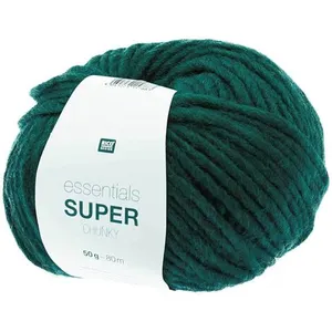 Laine à tricoter Essentials SUPER Chunky 50 gr - RICO Design(...) - 15 Vert