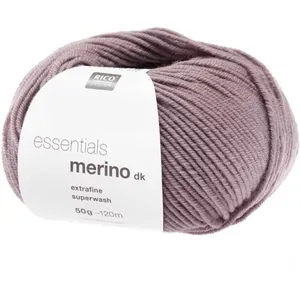 Fil de laine à tricoter ESSENTIALS MERINO DK - Rico Design(...) - 84 Violet