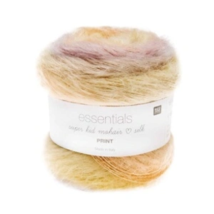 Laine SUPER KID MOHAIR LOVES SILK PRINT, Rico 007 Sphere