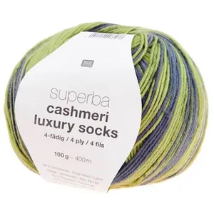 Pelote de Laine à Chaussettes Superba Cashmeri Luxury Socks 4 fils - 1...