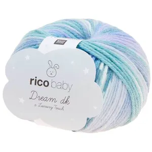 Fil à tricoter Rico RICO BABY DREAM LUX TOUCH -(...) - 19 Petrole pas cher