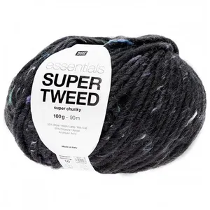 Laine Essentials Super Tweed Super Chunky (006 noir) 100 g