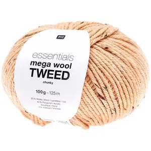 Pelote de laine à tricoter Essentials Mega Wool Tweed chunky - 100GR -... pas cher