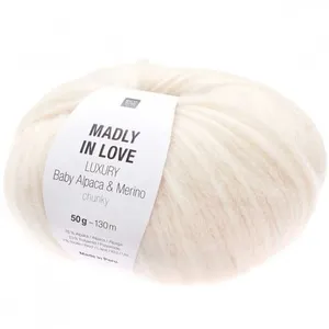 MADLY IN LOVE - Baby Alpaga et Mérino à tricoter -(...) - 01 Ecru pas cher