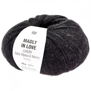 MADLY IN LOVE - Baby Alpaga et Mérino à tricoter -(...) - 05 Noir