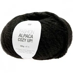 Pelote 100gr laine et Alpaga FASHION ALPACA COZY UP -(...) - 06 Noir