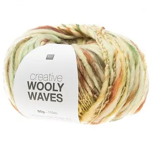 Pelote de laine CREATIVE WOOLY WAVES - Rico Design(...) - 04 Vert