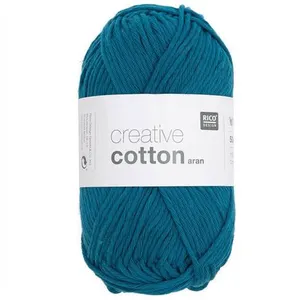Pelotes de fil à tricoter CREATIVE COTTON ARAN de Rico Design - Laisse... pas cher