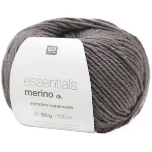 Fil de laine à tricoter ESSENTIALS MERINO DK - Rico Design(...) - 89 Gris