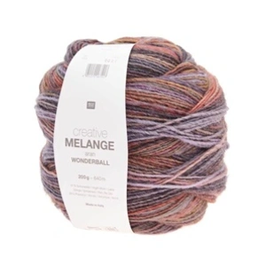 Rico Design Creative Melange Aran Wonderball Fabe 15 Pelote de laine d...
