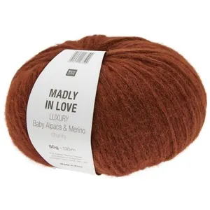 MADLY IN LOVE - Baby Alpaga et Mérino à tricoter - 06 Praline marron -...
