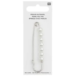 Epingle à Kilt avec Perles 76 x 18mm : Elégance Traditionnelle Revisit...