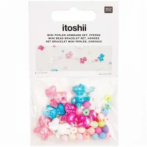 Rico Design Mini kit perles enfant - Chevaux - 1 bracelet pas cher