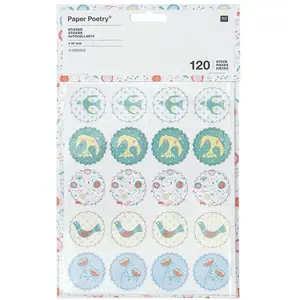 Rico Design Autocollants Romantic Flowers - bleu pas cher