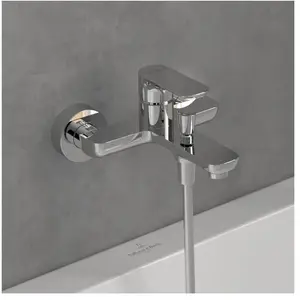 Mitigeur bain douche mécanique VILLEROY ET BOCH O novo Chrome pas cher