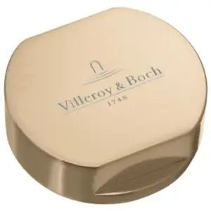 Bouton pour mécanisme 2 cuves, VILLEROY & BOCH en acier inoxydable fin...Vendu pardarty