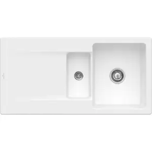 Comparateur de prix : Villeroy & Boch Siluet 60 R Évier de cuisine, 333701RW,