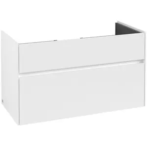 Villeroy & Boch Collaro Meuble sous-vasque, 2 tiroirs, C01100MS, pas cher