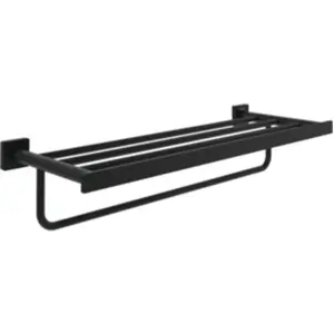 V&B Elements Porte-serviettes Striking 595 mm, noir mat
