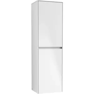V&B Hochschrank Collaro 45,4x153,8x34,9cm, raccord gauche, blanc mat pas cher