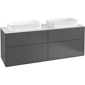 Comparateur de prix : Villeroy & Boch Finion Meuble sous-vasque, 4 tiroirs, G31200HB,
