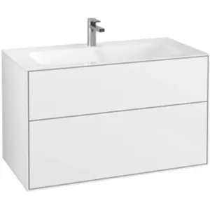 Comparateur de prix : Villeroy & Boch Finion Meuble sous-vasque, 2 tiroirs, F02000GF,