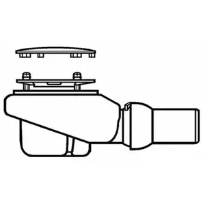 Comparateur de prix : Villeroy & Boch Bonde Tempoplex Plus 90mm avec cache , Blanc