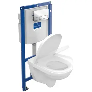 Villeroy & Boch O.novo Pack WC suspendu ViConnect, fond creux, bride p... pas cher