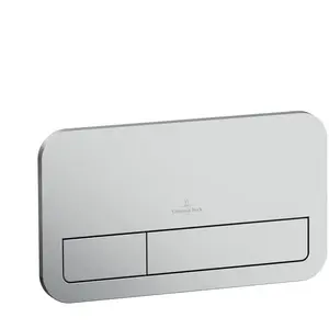 Comparateur de prix : ViConnect Plaque de déclenchement wc 200S, Chromé mat - Villeroy&boch