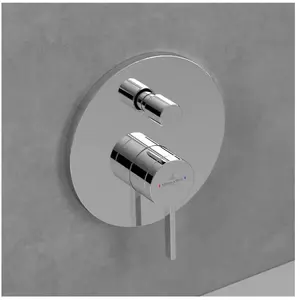 VILLEROY_ET_BOCH Mitigeur mécanique encastré avec inverseur Dawn Chrome TU pas cher