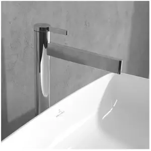 Comparateur de prix : Mitigeur lavabo droit surélevé villeroy et boch Dawn sans tirette Chrome