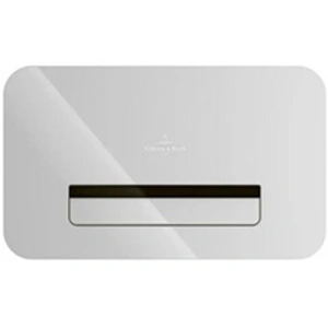 Villeroy & Boch Plaque de déclenchement WC ViConnect 200M Proactive+ en verre Glossy White TU pas cher