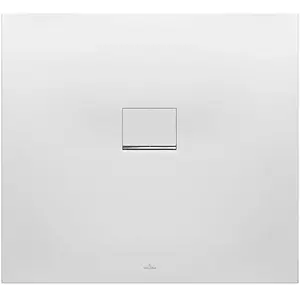Receveur de douche à poser 80 x 90 cm, blanc, Villeroy & Boch Squaro I...