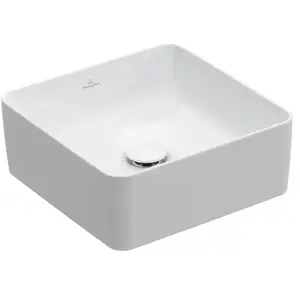 Vasque a poser carree villeroy et boch Collaro Blanc CeramicPlusVendu paramazon