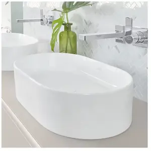 Vasque ovale sans perçage pour robinetterie Villeroy & Boch Collaro 560mmVendu parcdiscount