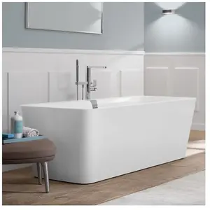 Comparateur de prix : Villeroy & Boch Squaro Edge 12 Baignoire en îlot, softcube, UBQ180SQE7...