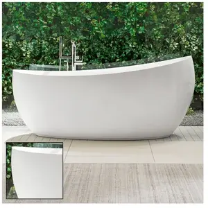 Villeroy & Boch Aveo Baignoire en îlot, ovale, UBQ194AVE9W1V-01,