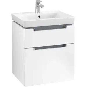 Villeroy & Boch Subway 2.0 Meuble sous-vasque, 2 tiroirs, A90810MS, pas cher